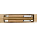 Branded Plaster Bamboo pen & pencil set
