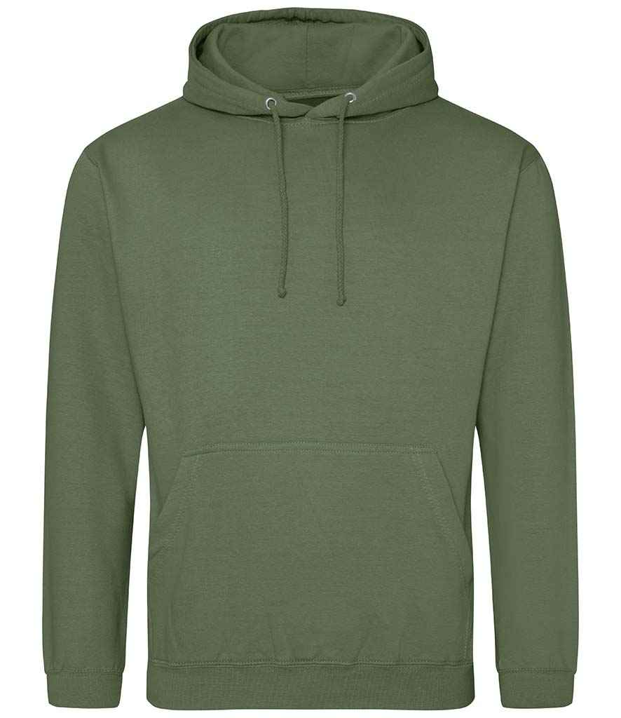 AWDis College Hoodie Earthy Green