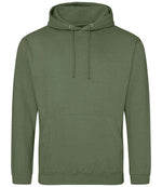 AWDis College Hoodie Earthy Green