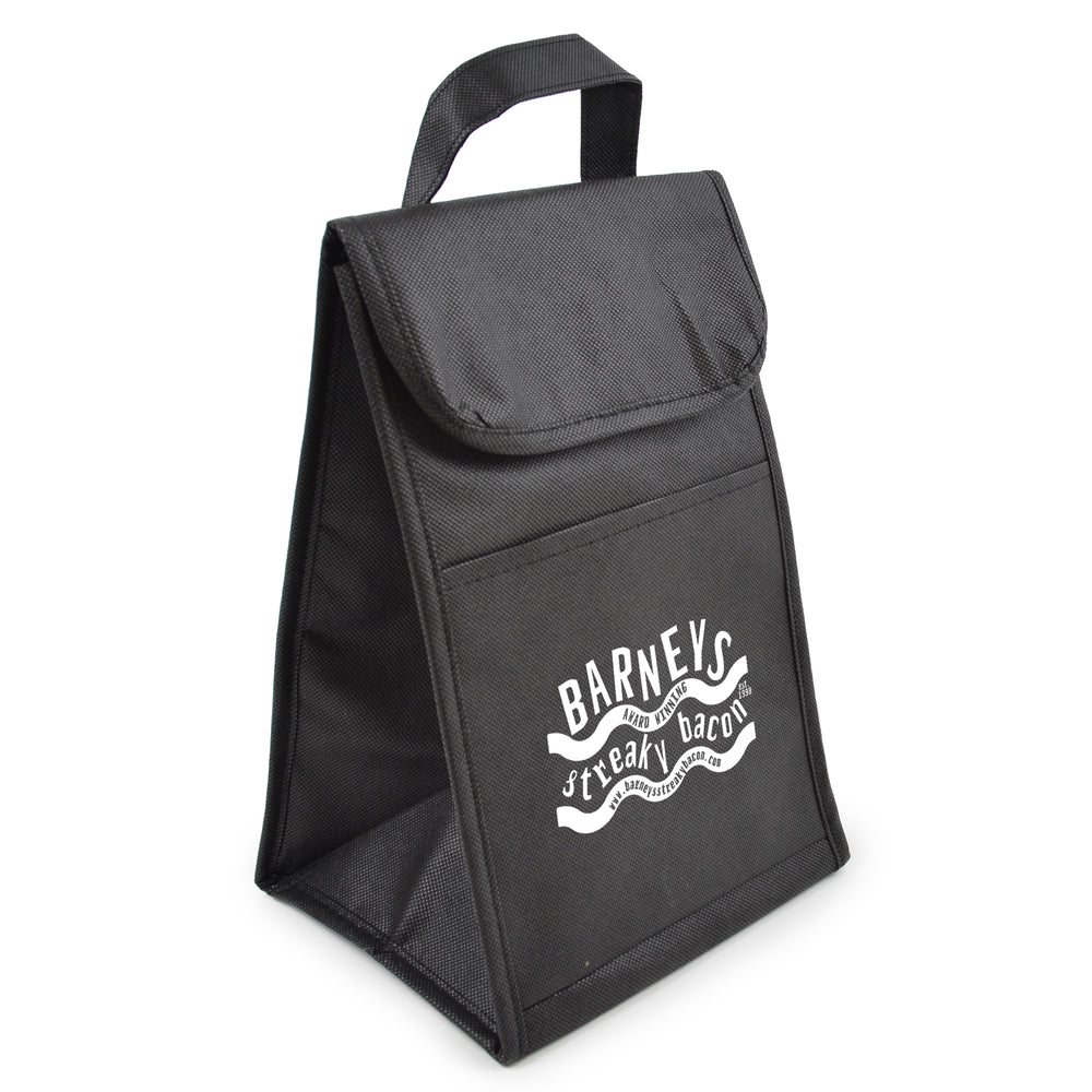 Branded Lawson 80g Non Woven Cooler Lunch Bag with trim