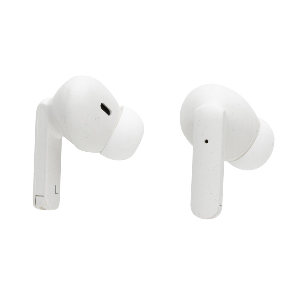Branded RCS recycled plastic Liberty Pro wireless earbuds