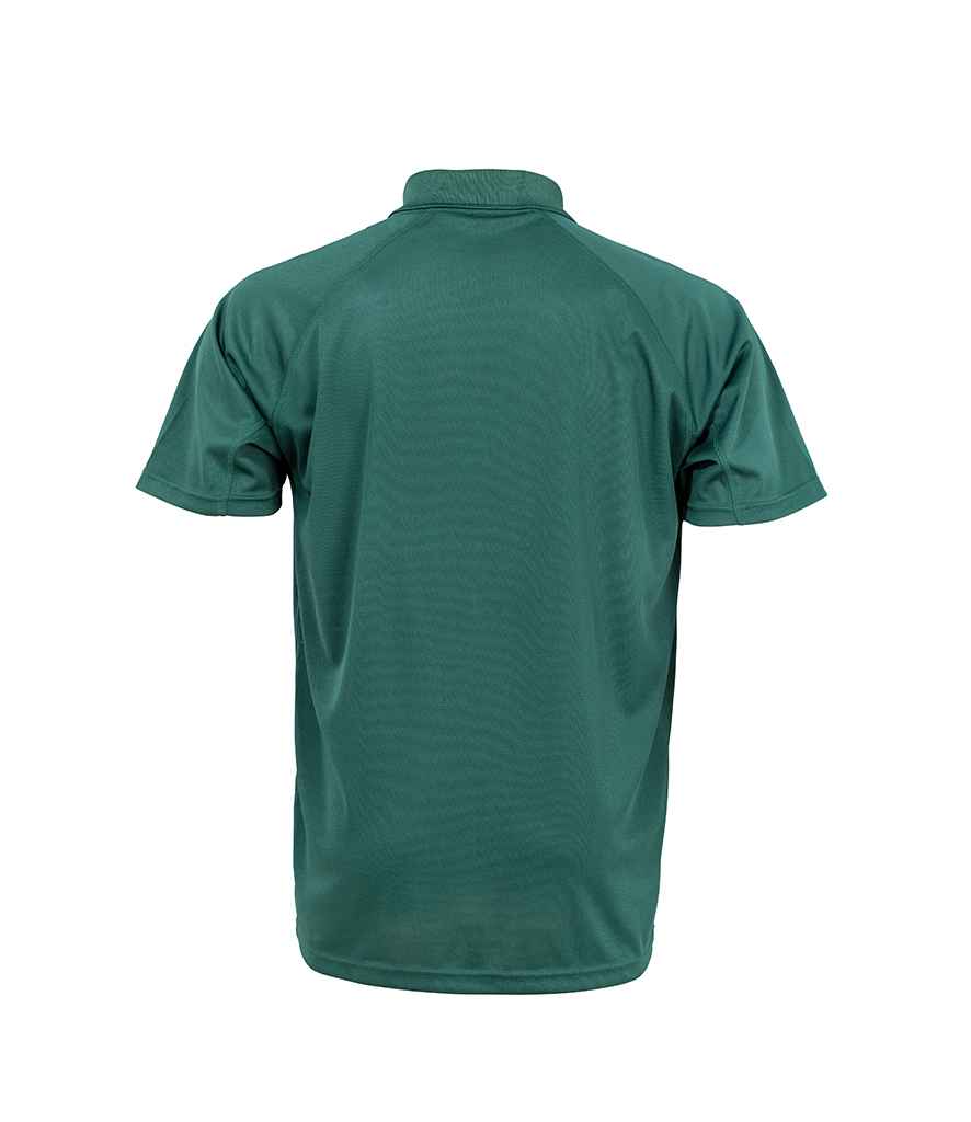 Spiro Impact Performance Aircool Polo Shirt Bottle Green