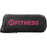 Huggy fleece plaid blanket with carry pouch