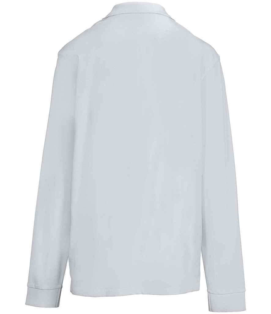 SOL'S Unisex Pacific Long Sleeve Piqué Polo Shirt Pure Grey