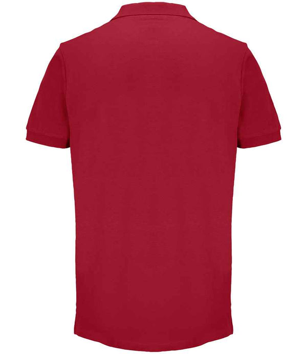 SOL'S Unisex Pacific Twin Piqué Polo Shirt Folk Red