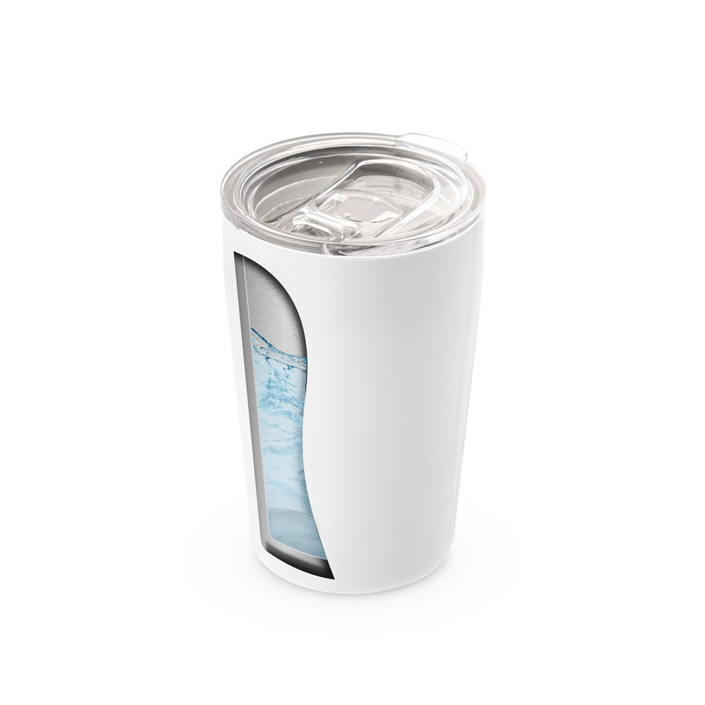 SLIDER. Stainless steel travel cup 380 mL
