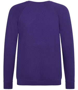 AWDis Academy Kids Raglan Sweatshirt Purple