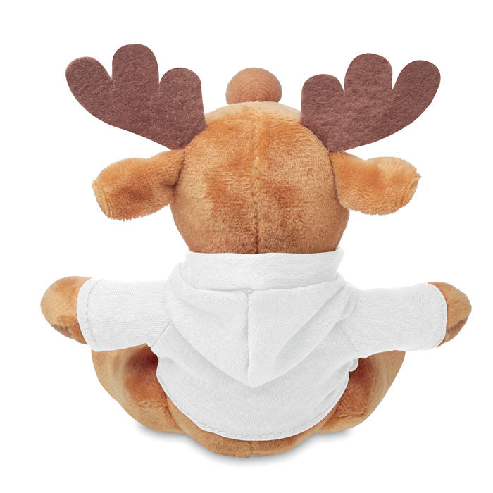 White Hoodie Bear 15cm Reindeer Bear