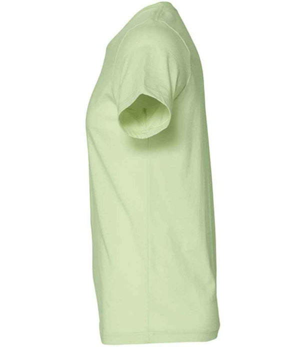 Canvas Unisex Crew Neck T-Shirt Spring Green