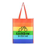 Eco Friendly non woven PP long handled shopper with gusset