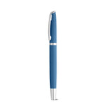 RE-LANDO-SET. Roller and ball pen set with 100% recycled aluminium body