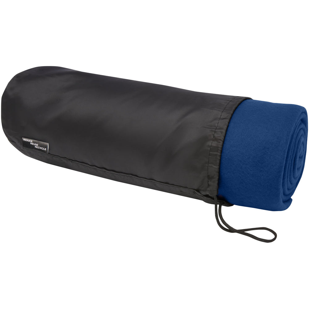 Branded Willow GRS RPET polar fleece blanket