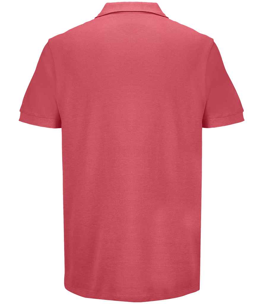 SOL'S Unisex Pacific Twin Piqué Polo Shirt Folk Pink