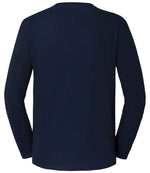 Fruit Loom Iconic 195 Long Sleeve T-Shirt Deep Navy