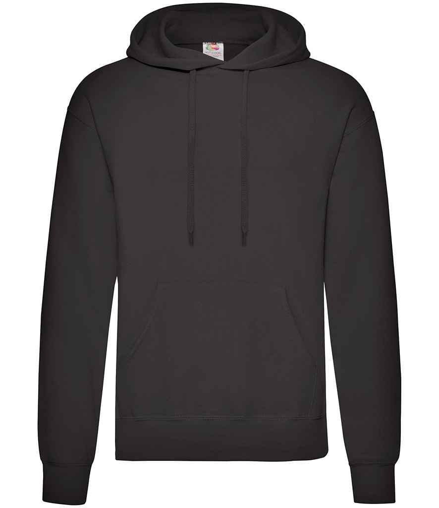 Fruit of the Loom Classic Hooded Sweatshirt Black