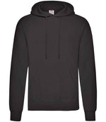 Fruit of the Loom Classic Hooded Sweatshirt Black