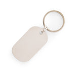 Branded Metal Dog Tag Style Keyring