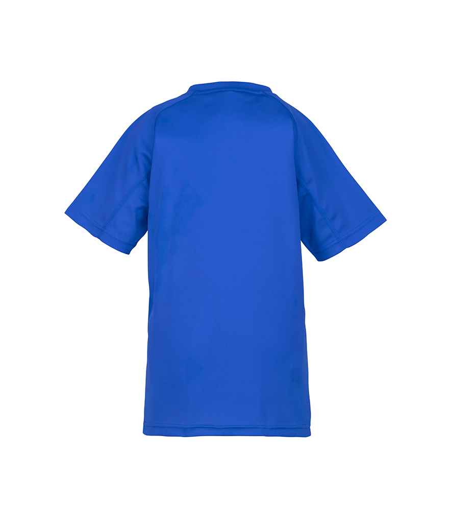 Spiro Kids Impact Performance Aircool T-Shirt Royal Blue