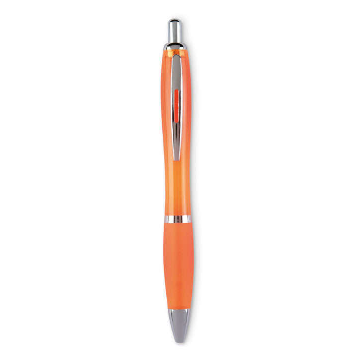 Riocolor Ball pen in blue ink | Branded Plastic Pen