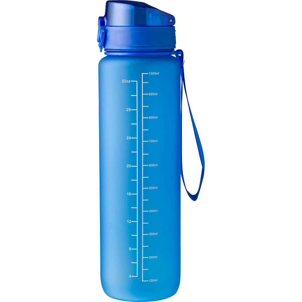 Branded Sergrim The Astro - RPET bottle with time markings (1000ml)