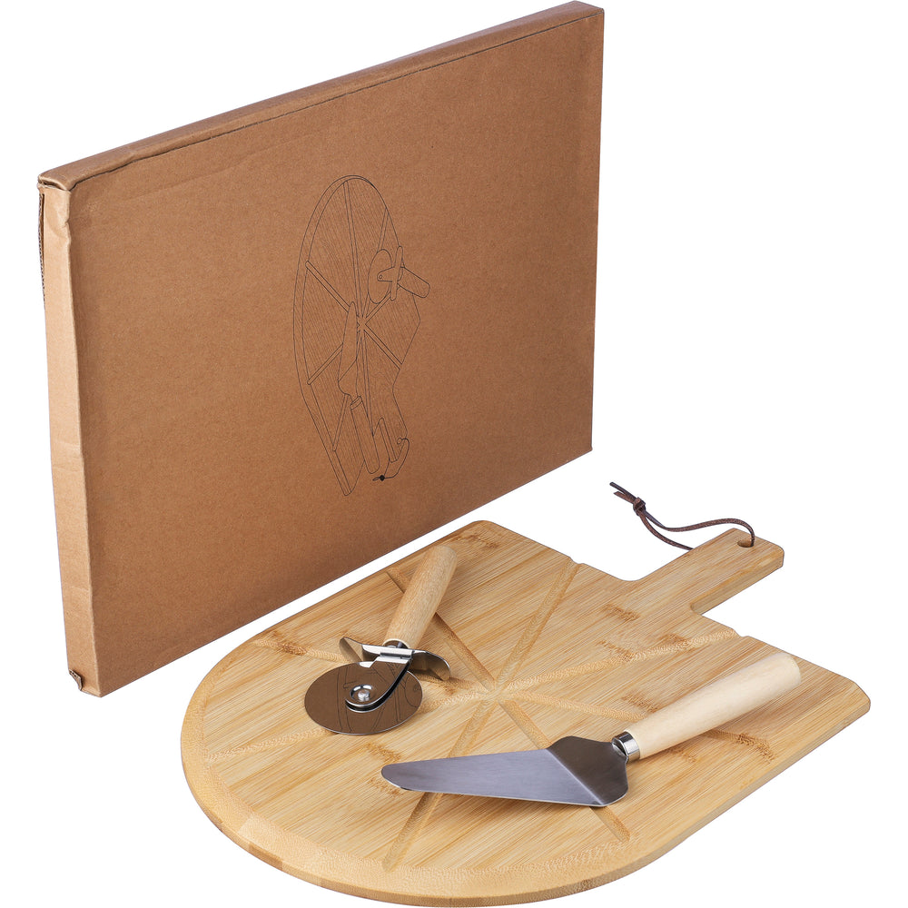 The Vale - Bamboo pizza board set (3pc)