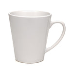 Deco-Latte WHITE 11oz Ceramic Mug White