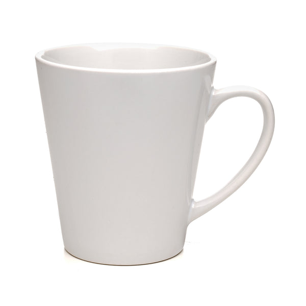 Deco-Latte WHITE 11oz Ceramic Mug