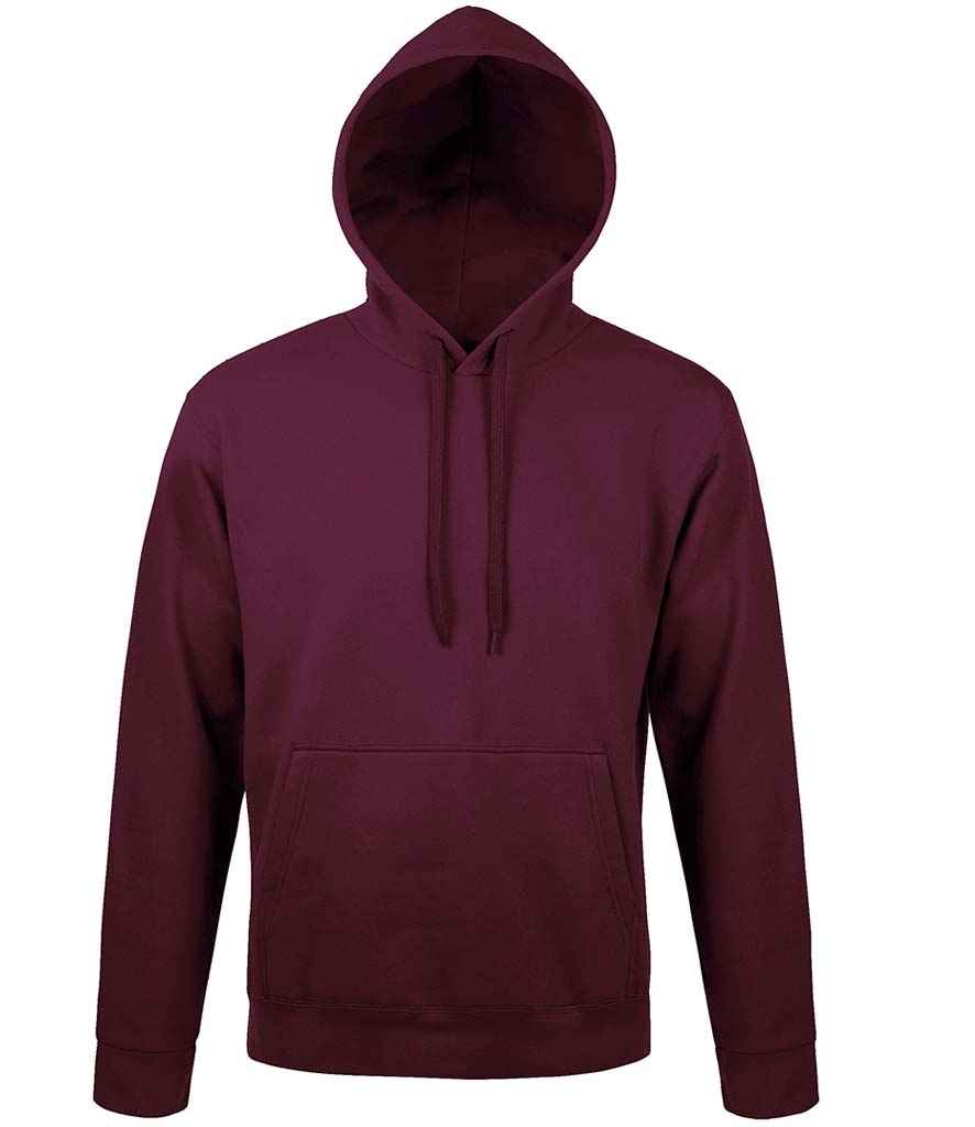 SOL'S Unisex Snake Hooded Sweatshirt Burgundy