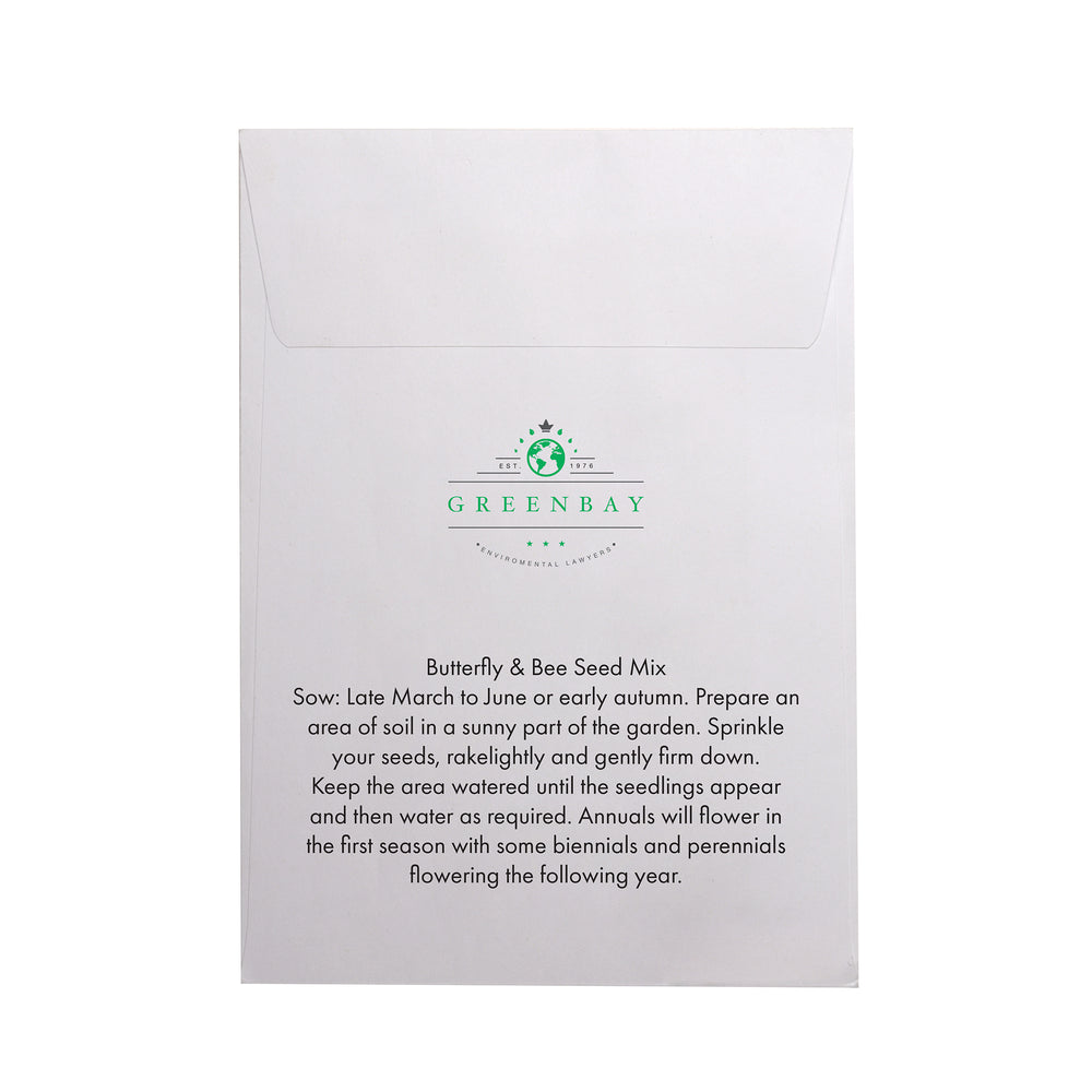 Seed Pack in White Paper Envelope