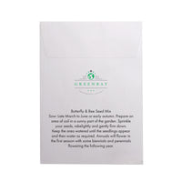 Seed Pack in White Paper Envelope