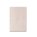 ORGANIC SEMI-RIGID. A5 notebook with semi-rigid cover made from organic elephant matter (95%)