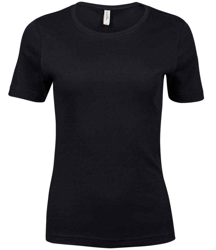 Tee Jays Ladies Interlock T-Shirt Black