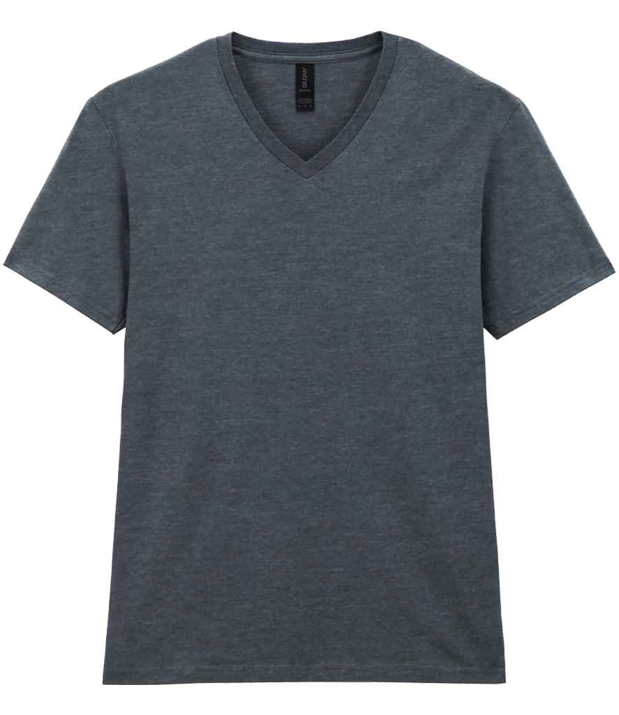 Gildan SoftStyle® V Neck T-Shirt Dark Heather