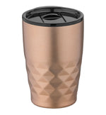 Branded Geo 350 ml copper vacuum insulated tumbler
