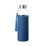 Branded Glass bottle in pouch 500 ml