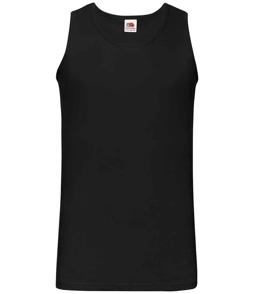 Fruit of the Loom Athletic Vest Black
