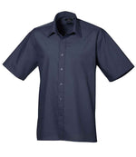 Premier Short Sleeve Poplin Shirt Navy