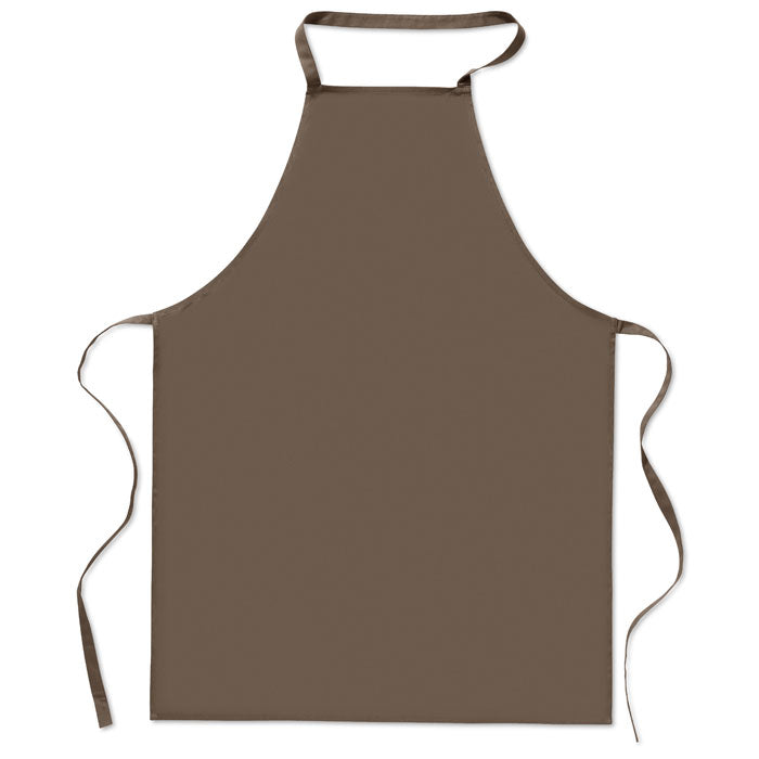 Kitchen apron in cotton Taupe