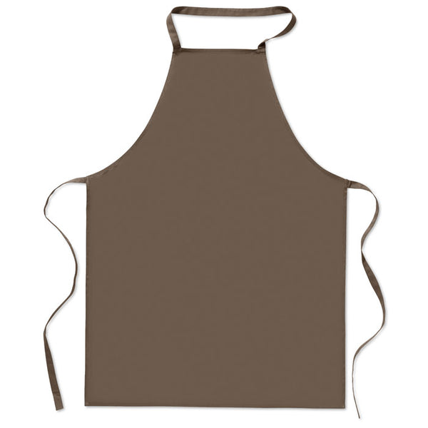 Kitchen apron in cotton Taupe