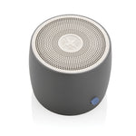 Branded Swiss Peak RCS recycled aluminum 3W bass speaker