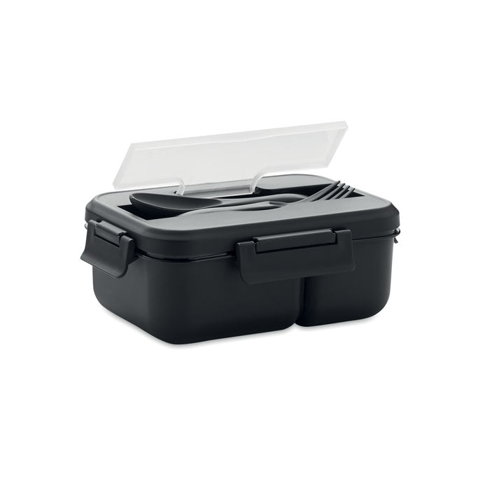 Branded Lunch box with cutlery in PP