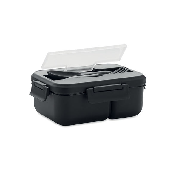 Branded Lunch box with cutlery in PP