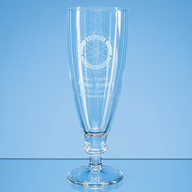 Branded 0.385ltr Harmony Beer Glass