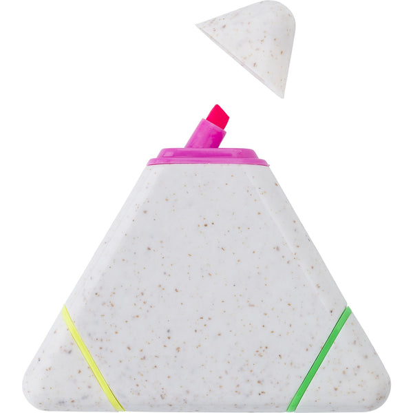 Branded Hartpury Wheat straw triangular highlighter