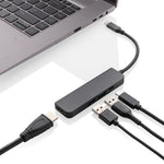 Branded Terra RCS recycled aluminum hub with HDMI input