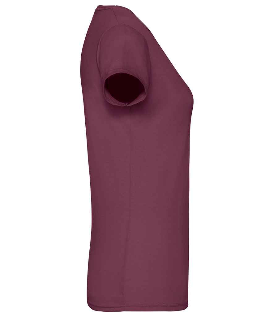 Fruit of the Loom Lady Fit Original T-Shirt Burgundy