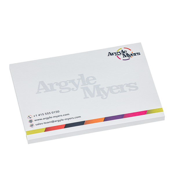 Branded 105x75mm Sticky note
