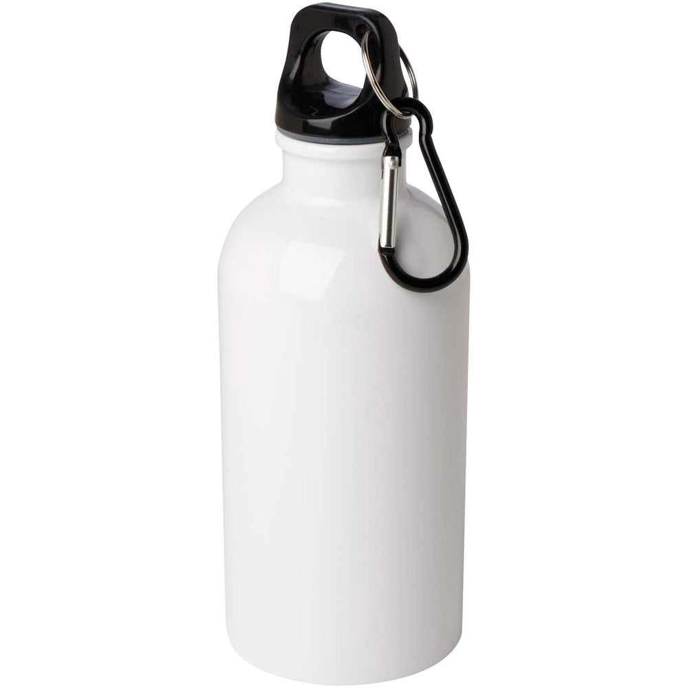 Oregon 400 ml RCS certified single wall stainless steel water bottle with carabiner