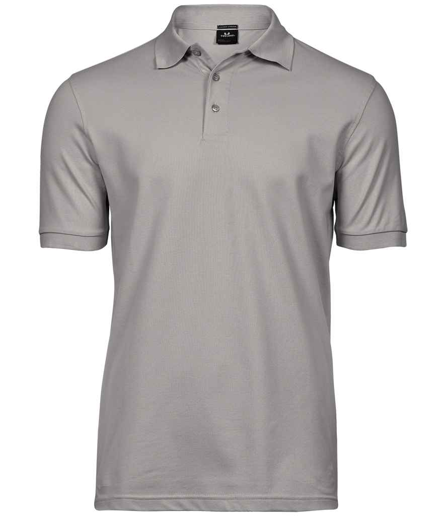 Tee Jays Luxury Stretch Piqué Polo Shirt Stone