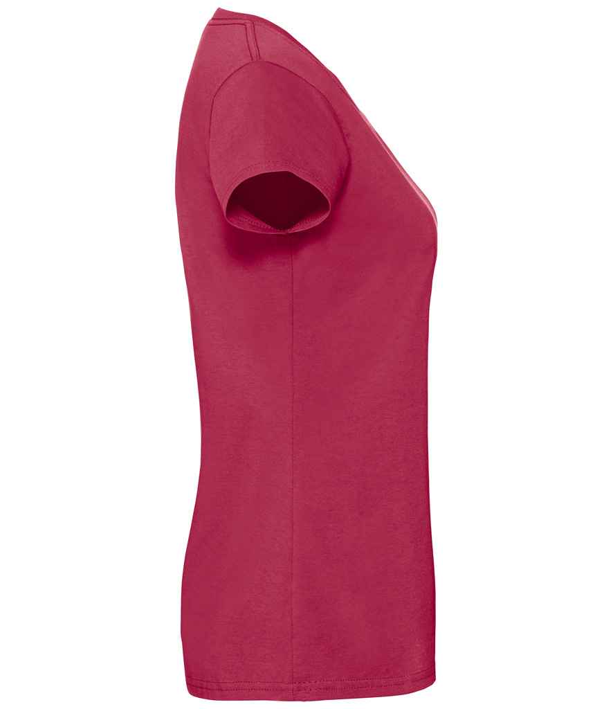 Fruit of the Loom Ladies Iconic 195 T-Shirt Cranberry